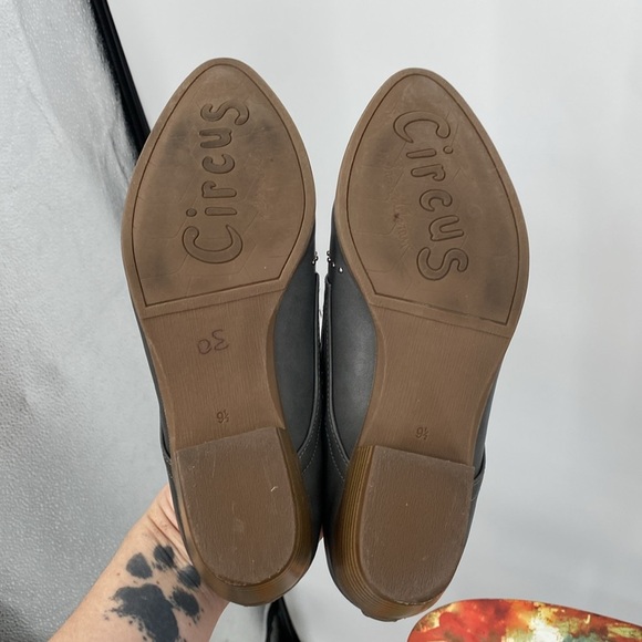 Circus by Sam Edelman Helena Studded Ankle Boots Womens Size 9.5M Gray Slip-on - Picture 11 of 13